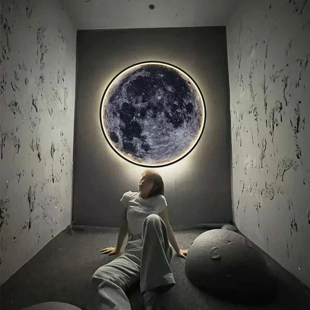 Modern Moon Wall LED Lamp Ceiling