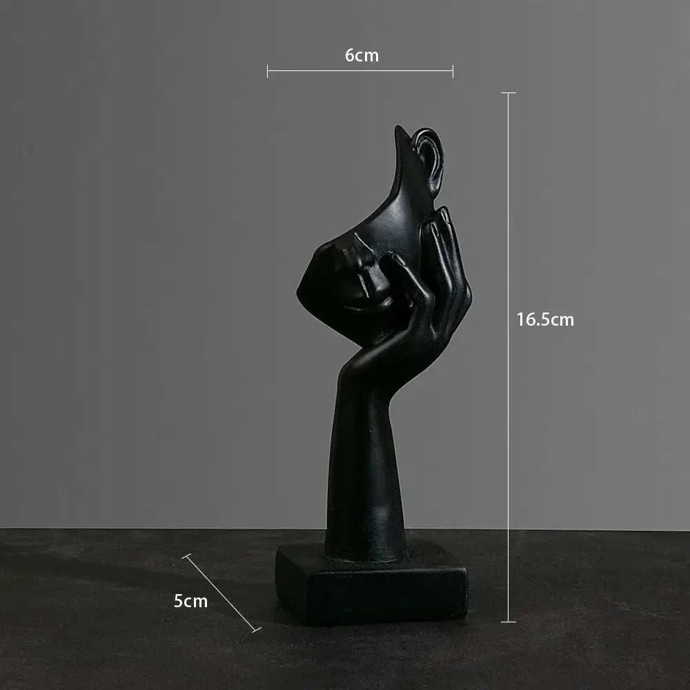 Abstract Elegance Face Sculptures