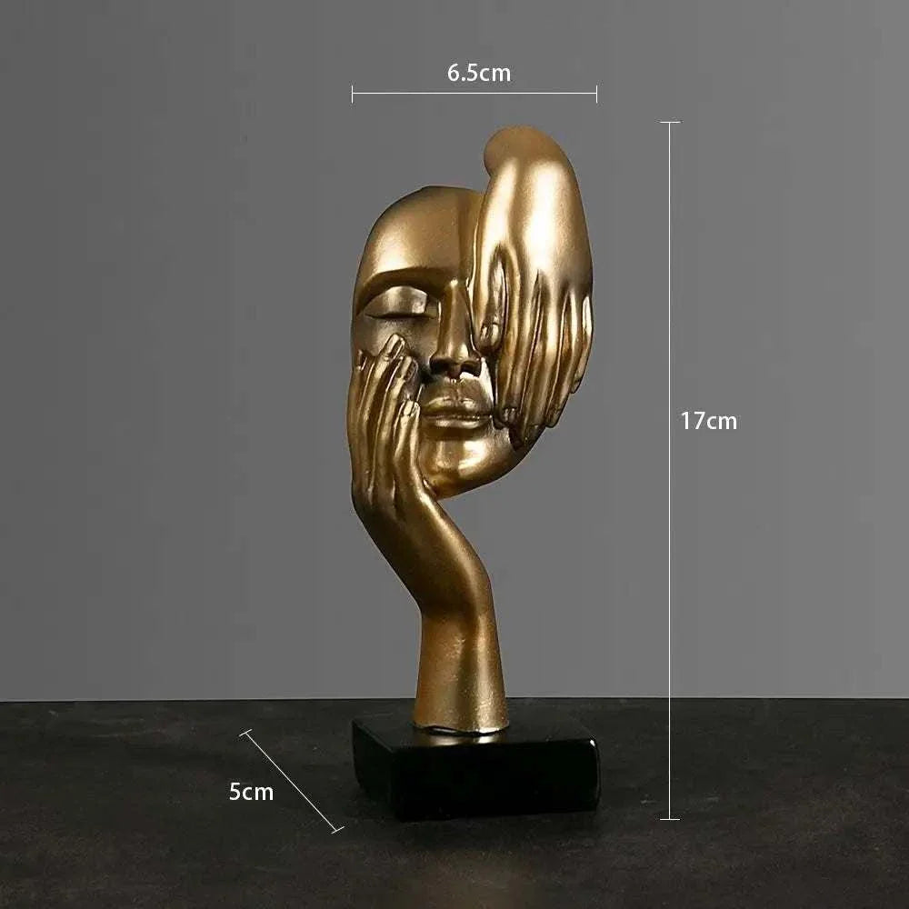 Abstract Elegance Face Sculptures