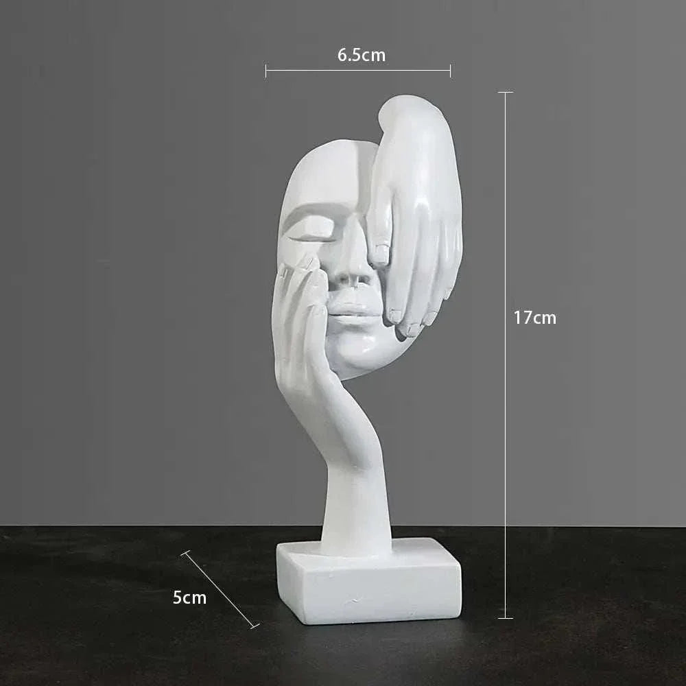 Abstract Elegance Face Sculptures