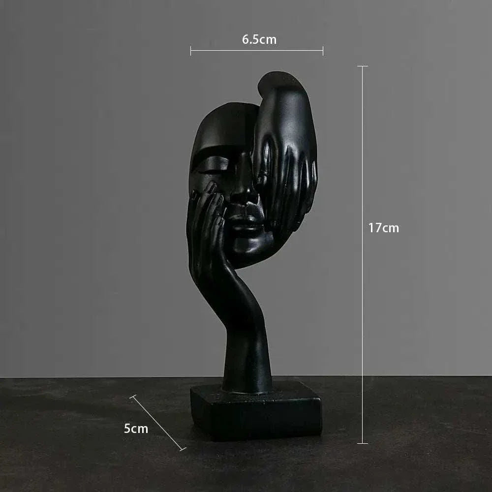 Abstract Elegance Face Sculptures