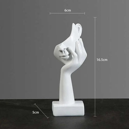 Abstract Elegance Face Sculptures