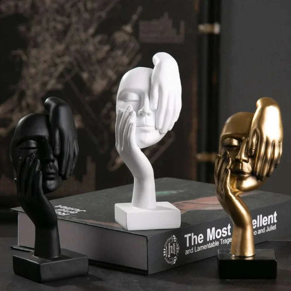 Abstract Elegance Face Sculptures